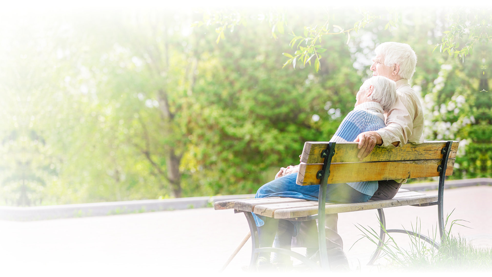 elderly couple